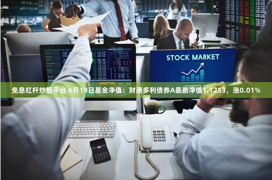 免息杠杆炒股平台 6月19日基金净值：财通多利债券A最新净值1.1253，涨0.01%