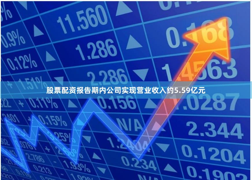 股票配资报告期内公司实现营业收入约5.59亿元